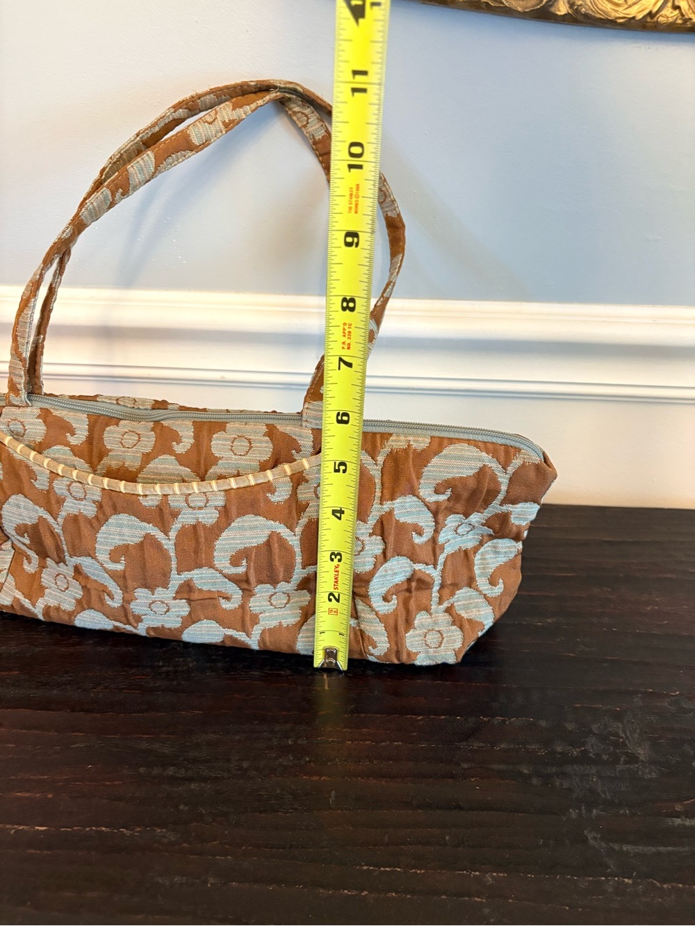 Handmade Maruca Fabric Jacquard Shoulder Bag Purse Tote Made in Colorado USA - Picture 4 of 12